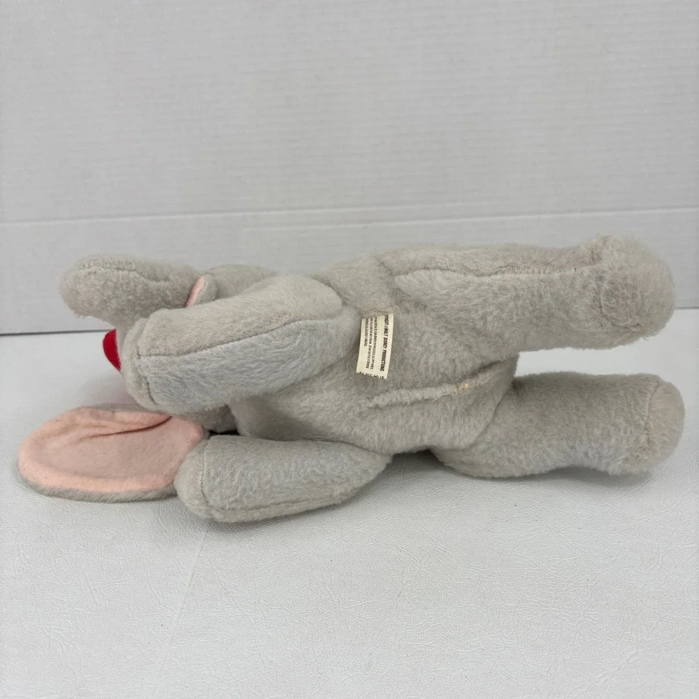 Vintage Knickerbocker Dumbo Elephant Plush Gray Walt Disney Stuffed 12 Inch Rare